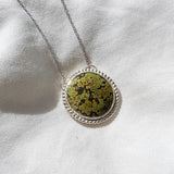 Bold Bamboo Mountain Turquoise Necklace