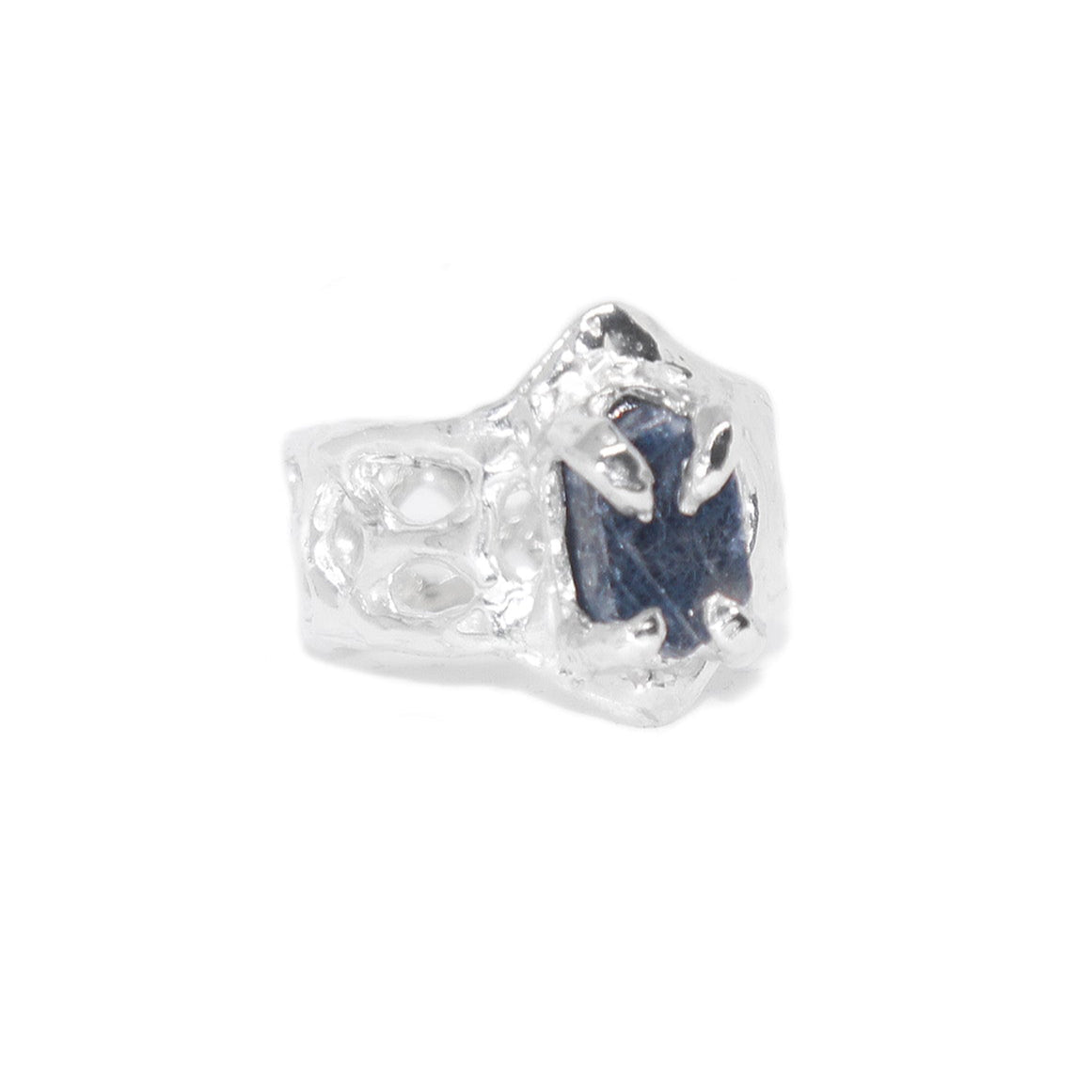 Raw Sapphire Record Keepers Sterling Silver