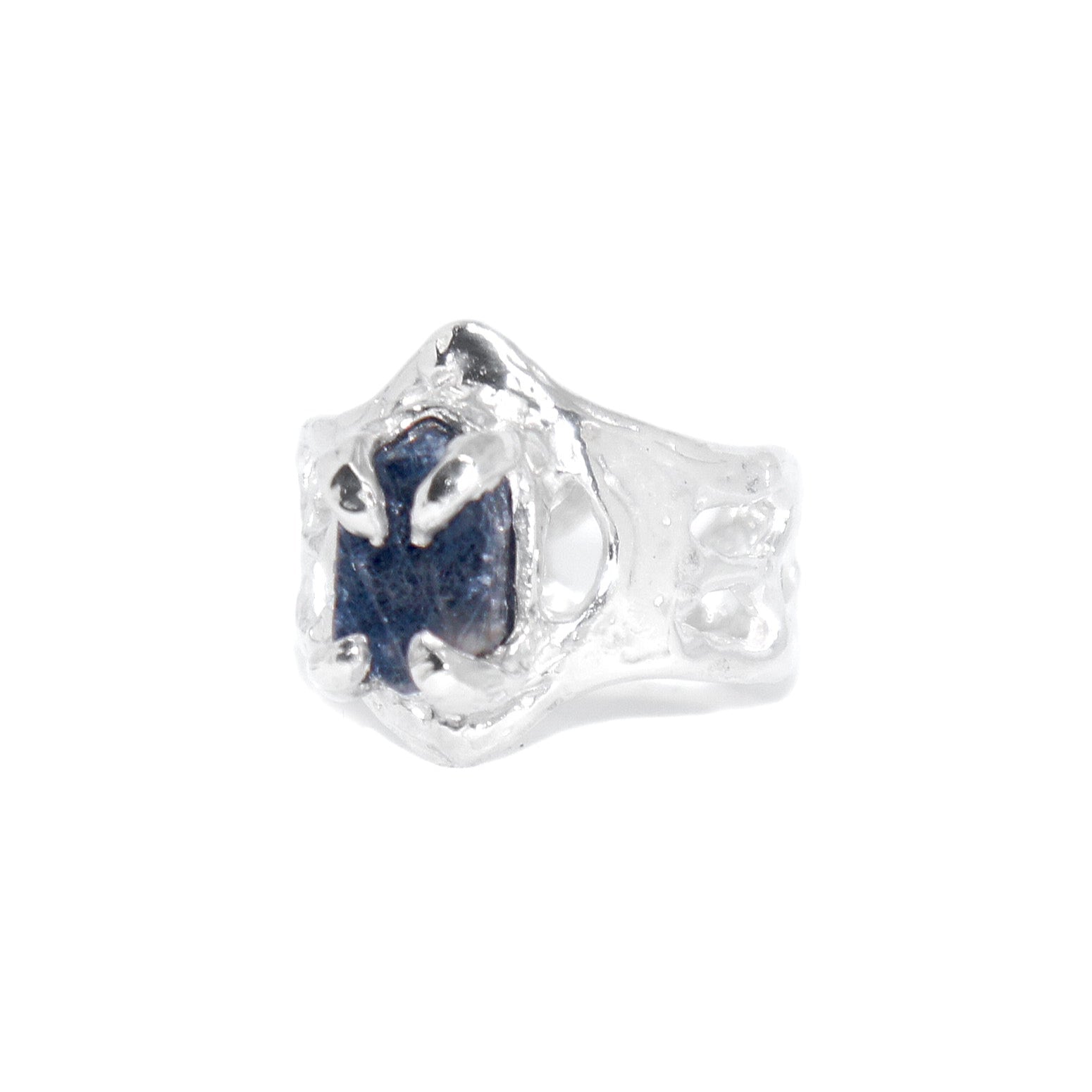 Raw Sapphire Record Keepers Sterling Silver