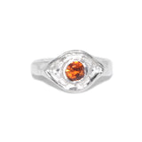 By Eileen Orange Topaz Sterling Silver ring