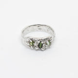 By Eileen Sage Green Tourmaline Ring