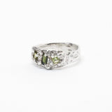 By Eileen Sage Green Tourmaline Ring