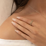 By Eileen Solid Gold Ring Horizon