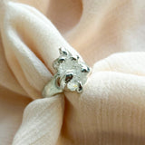Window Quartz Claw set Ring