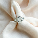 Window Quartz Claw set Ring