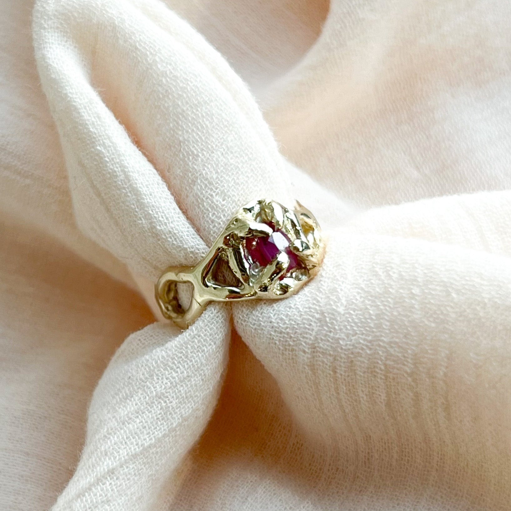 Ruby Gold Ring