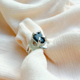 Raw Sapphire Record Keepers Sterling Silver