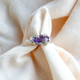 Vera Cruz Amethyst Silver Ring
