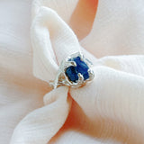 Raw Sapphire Record Keepers Sterling Silver