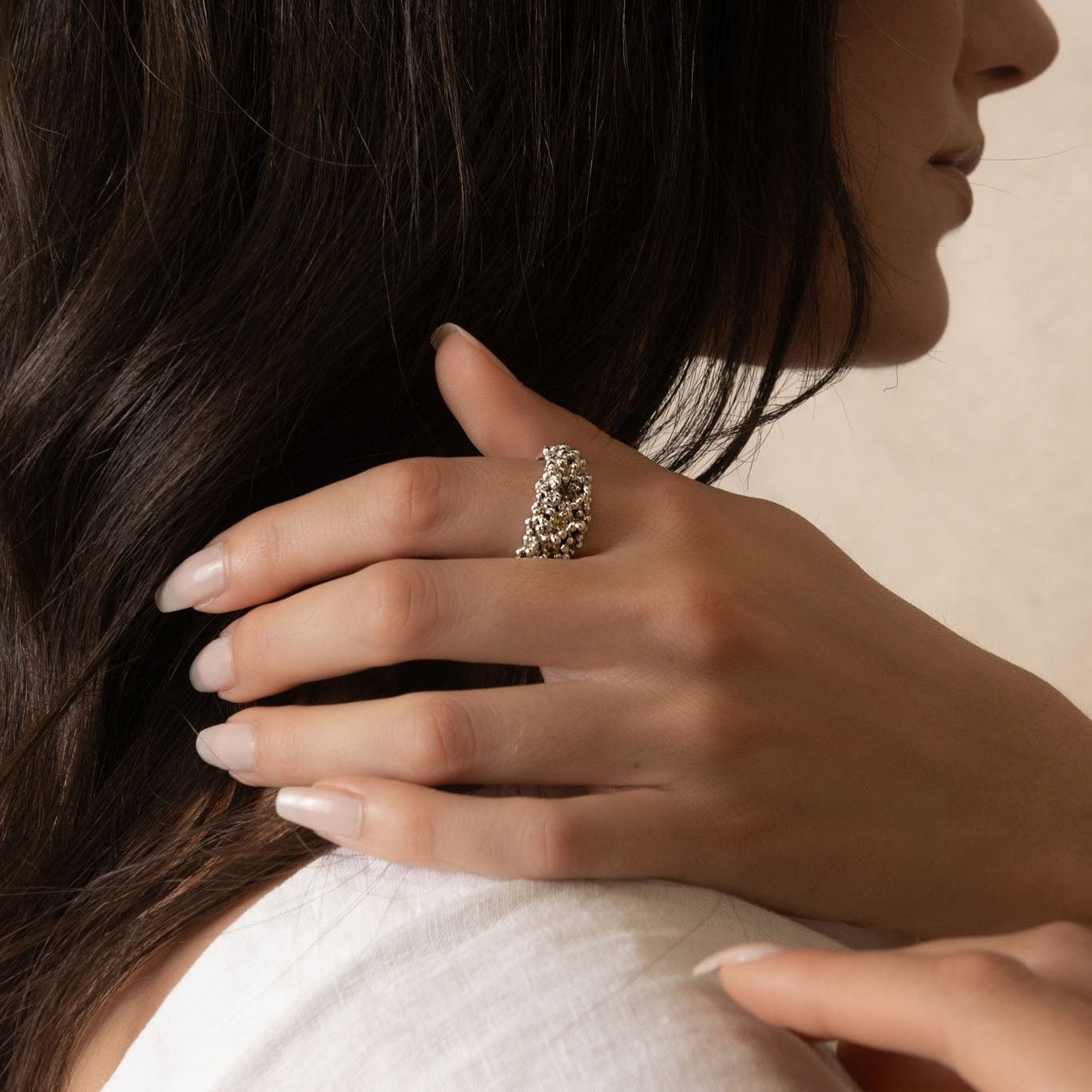 Fleurir Grande Yellow sapphire By Eileen