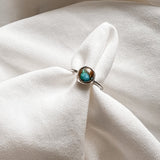 Bold Mini Oyster Turquoise Ring