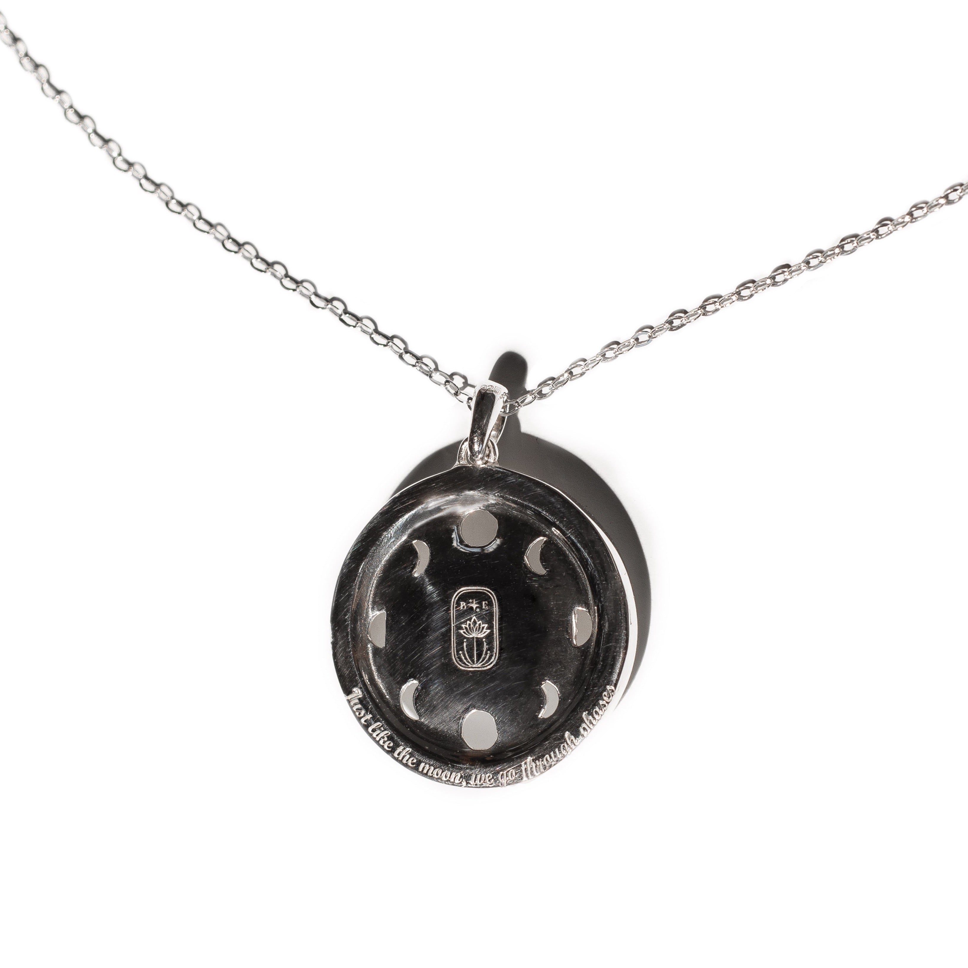 New Beginnings Necklace- Moonstone- Sterling Silver Necklace- By Eileen