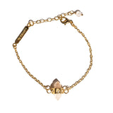 Purity Rose Quartz & White Topaz Bracelet