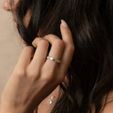Aura Ring By Eileen White Topaz