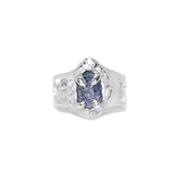 Raw Sapphire Record Keepers Sterling Silver