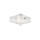 Sterling Silver Herkimer Diamond Handmade Ring
