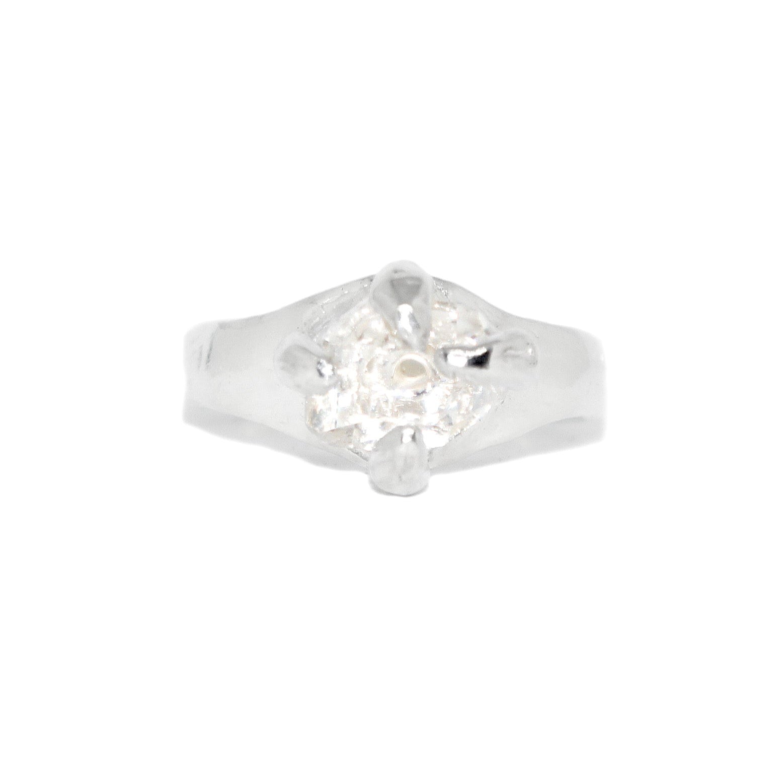 Sterling Silver Herkimer Diamond Handmade Ring
