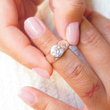 Harper Moissanite Signet | M