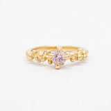 Morganite Gold Ring