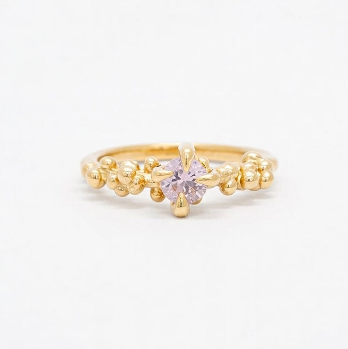 Morganite Gold Ring