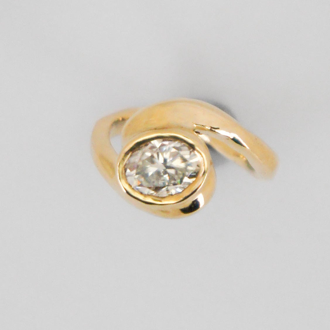 By Eileen Solid Gold Engagement Ring