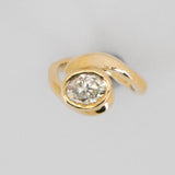 By Eileen Solid Gold Engagement Ring