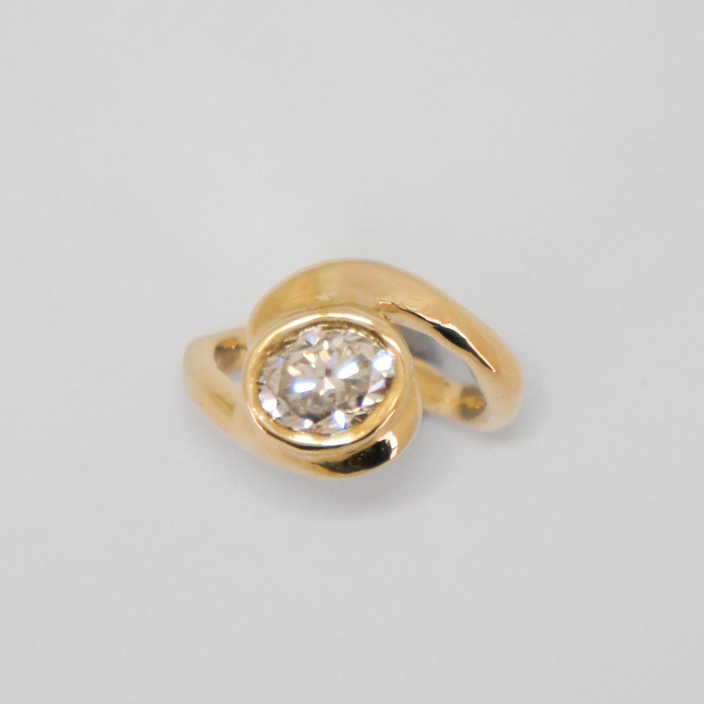 By Eileen Solid Gold Engagement Ring