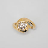By Eileen Solid Gold Engagement Ring