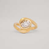 By Eileen Solid Gold Engagement Ring