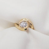By Eileen Solid Gold Engagement Ring