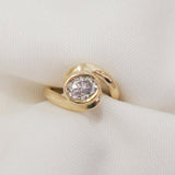 By Eileen Solid Gold Engagement Ring