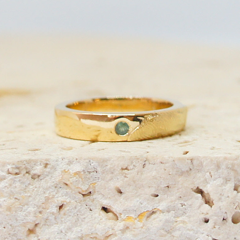 18ct Fingerprint WeddingBand