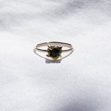Dark Green Tourmaline Ring