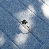 Dark Green Tourmaline Ring