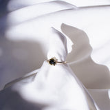 Dark Green Tourmaline Ring