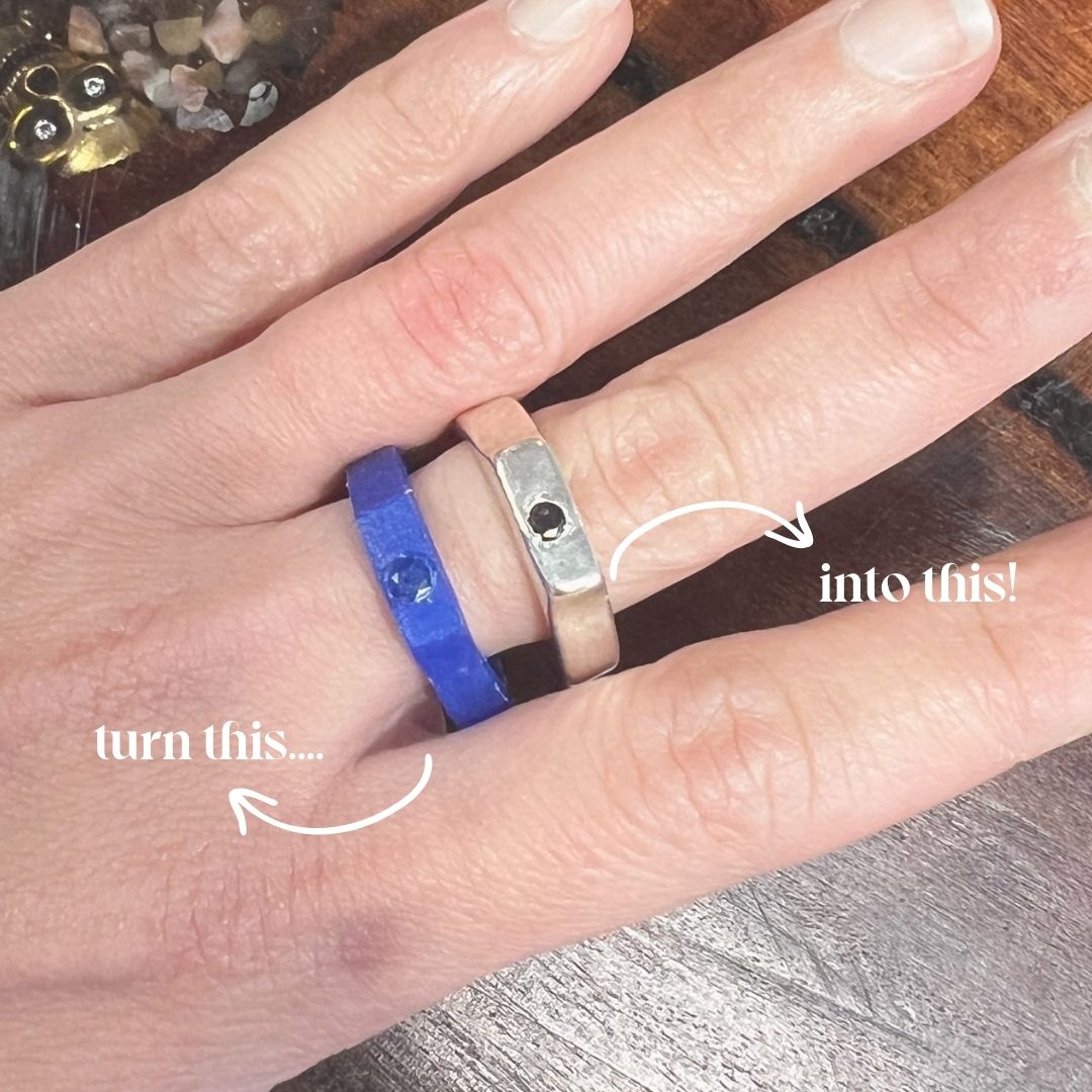 By Eileen Lost Wax Ring Carving Workshop Adelaide - Main Image