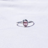 Pink Tourmaline Ring - Size O