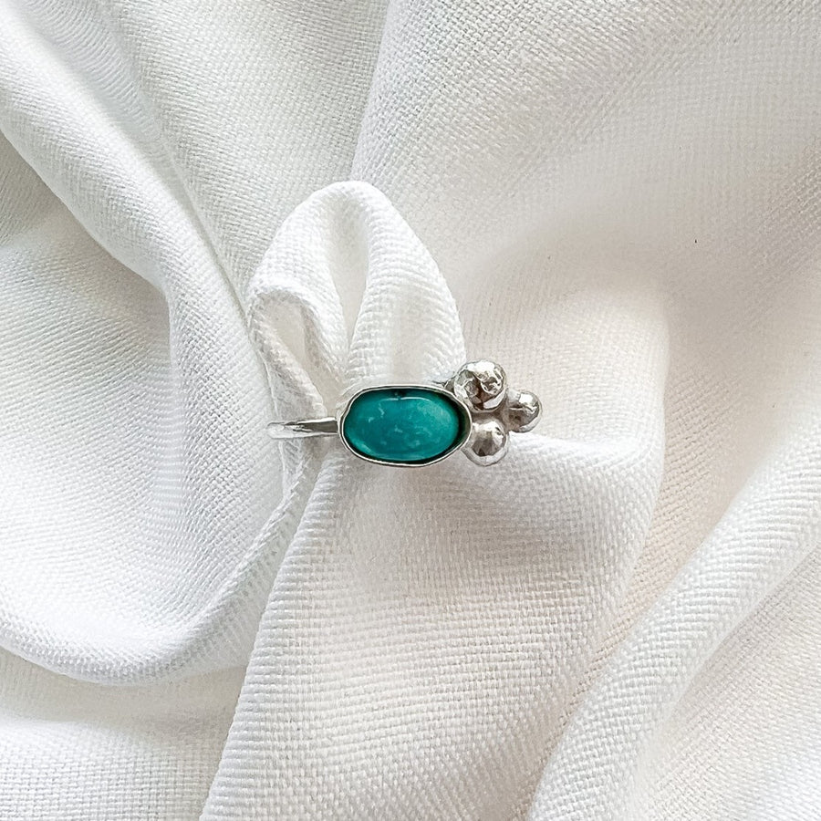 Bold Sonoran Turquoise Mini- Ring or Pendant