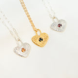 Sweet Heart Zircon Necklace