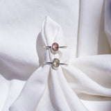 Pink Tourmaline Ring - Size O