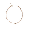 Light Choker Necklace- Rose Quartz- 14K Gold Filled Necklace- By Eileen